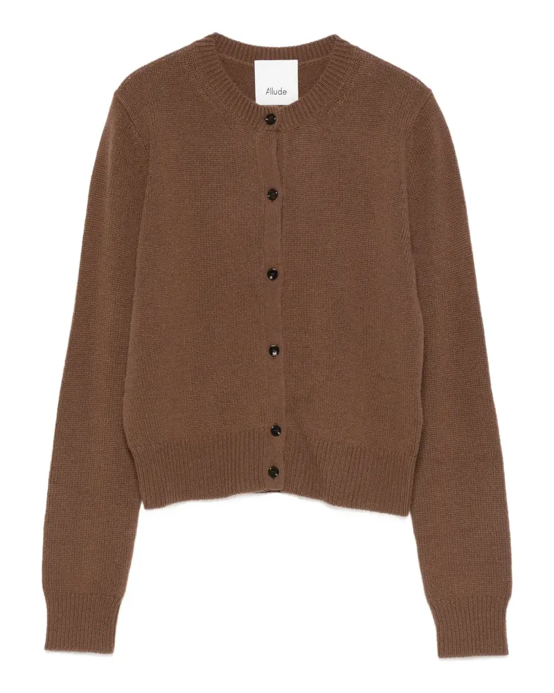 ALLUDE Cardigan aus Kaschmir - Braun Braun