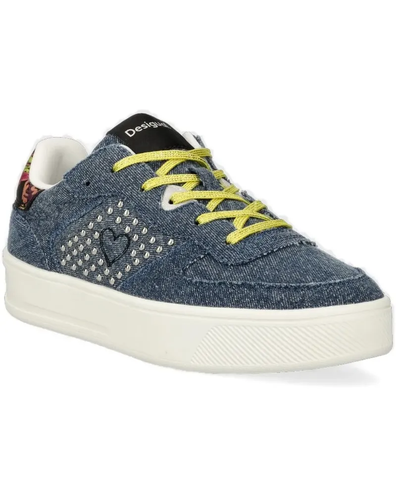Desigual Jeans-Sneakers mit Nieten - Blau Blau