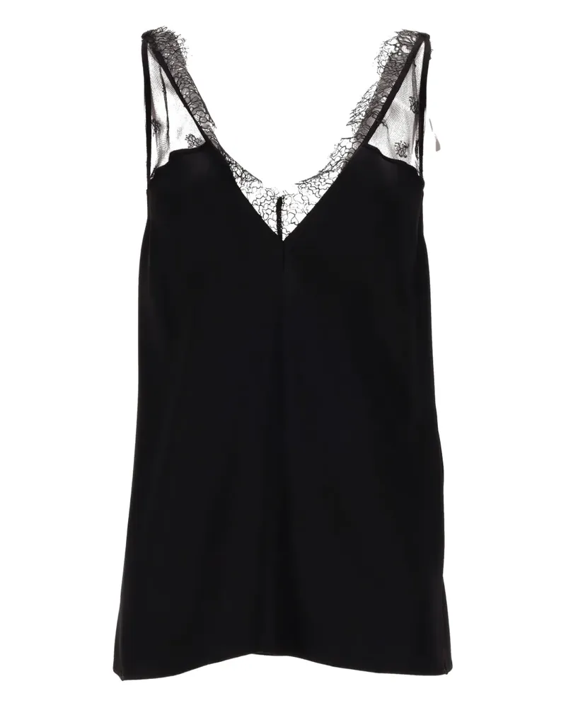 Stella McCartney Top mit Spitze - Schwarz Schwarz