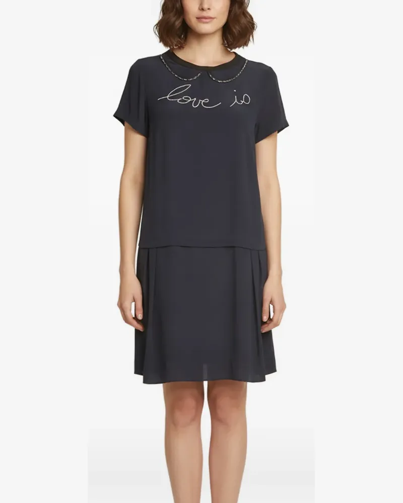 Zadig & Voltaire Rubica Minikleid aus Satin - Blau Blau