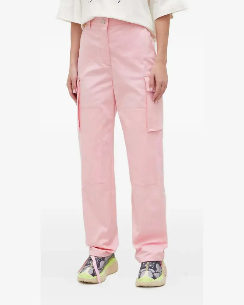 Moschino Hose mit aufgesetzten Taschen - Rosa Rosa