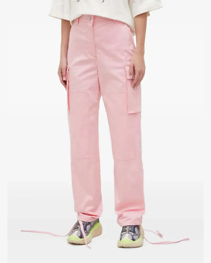Moschino Hose mit aufgesetzten Taschen - Rosa Rosa