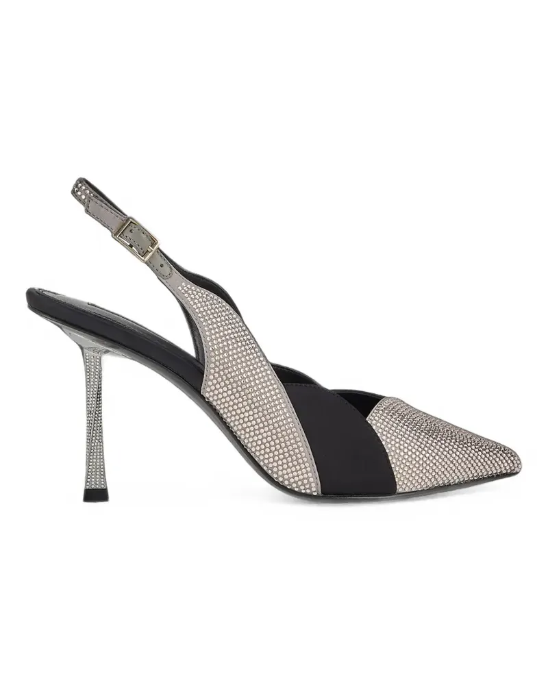 Kat Maconie Slingback-Pumps mit Kristallen - Silber Silber