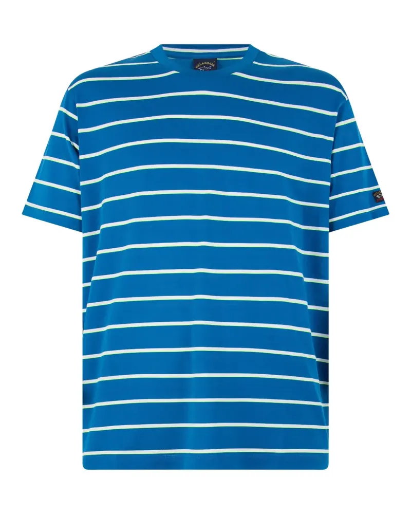 Paul & Shark striped short-sleeve T-shirt - Blau Blau