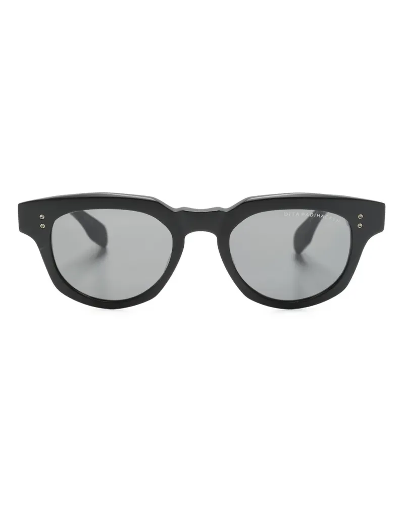 DITA Radihacker Sonnenbrille mit geometrischem Gestell - Schwarz Schwarz
