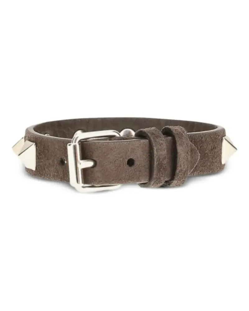 Valentino Garavani Rockstud-embellished bracelet - Braun Braun