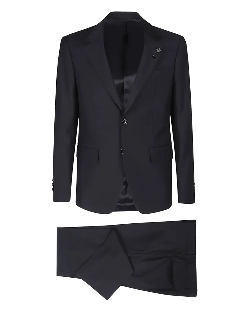 LARDINI virgin wool suit - Blau Blau