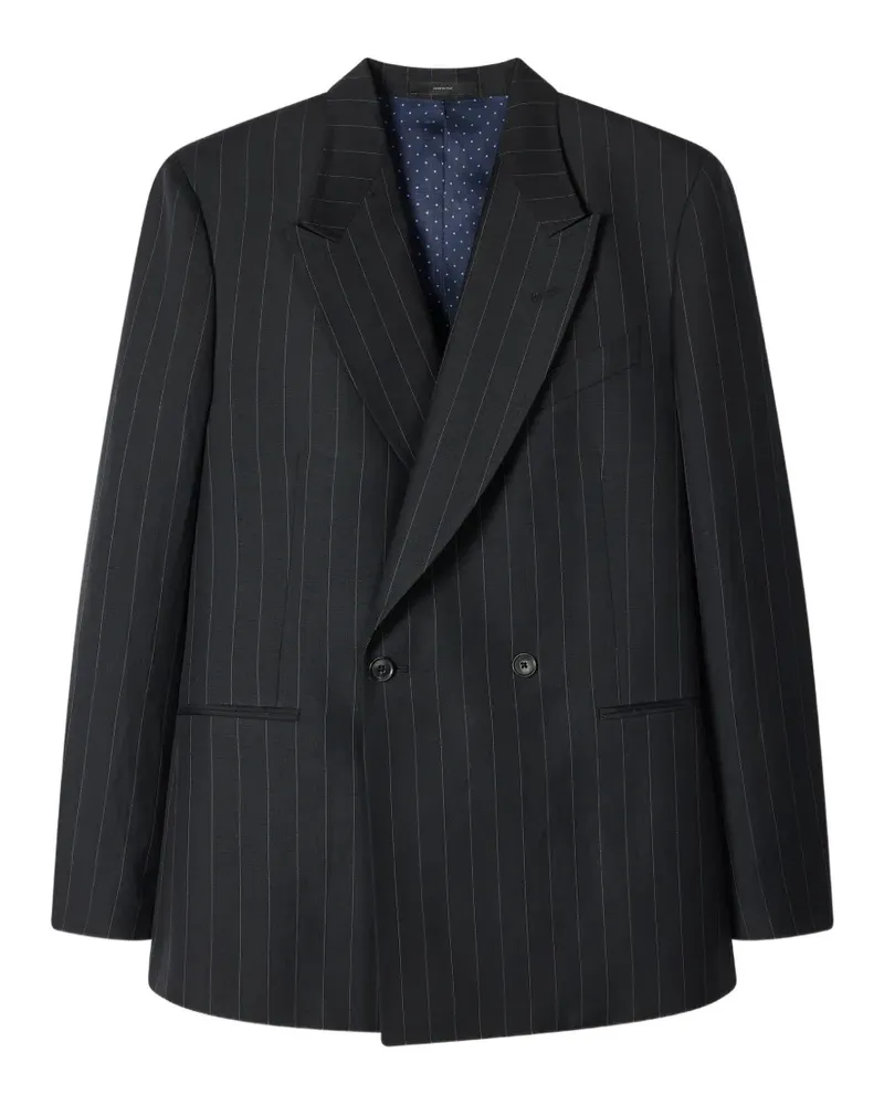 Paul Smith pinstripe double-breasted blazer - Schwarz Schwarz