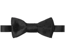 Fliege mit Kristallen - Schwarz