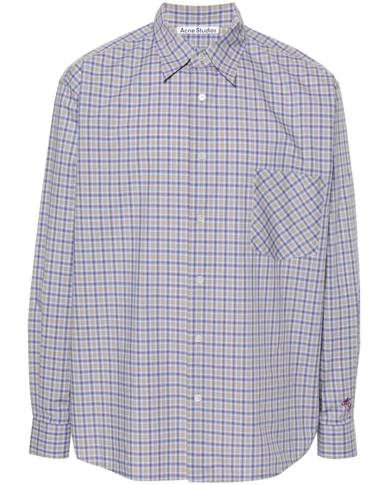 Acne Studios Kariertes Hemd - Blau Blau