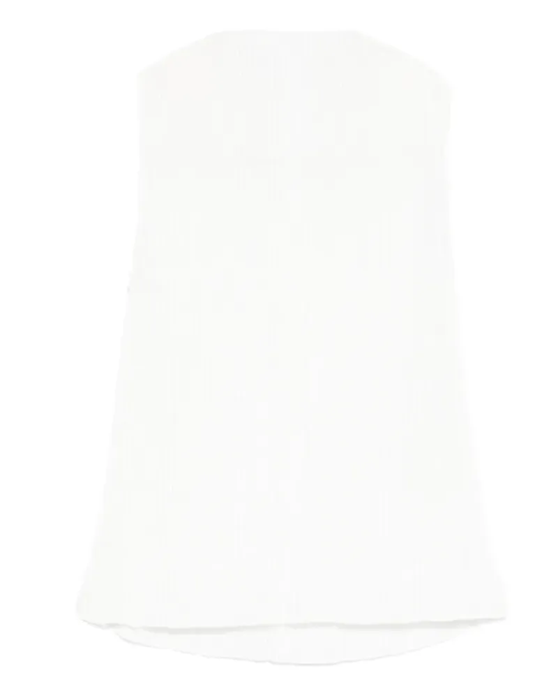 Co Plissiertes Oberteil - Weiß Weiß