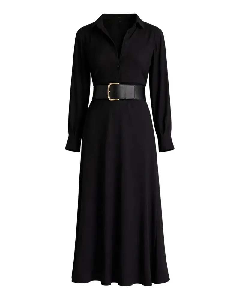 Vince Langärmeliges Kleid - Schwarz Schwarz