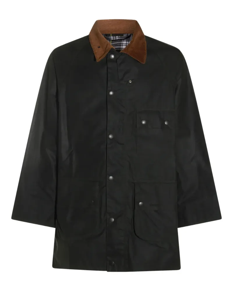 Barbour single-breasted coat - Grün Grün