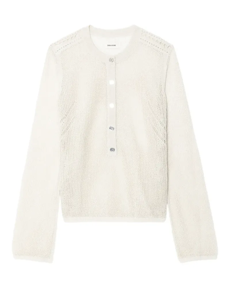 Zadig & Voltaire Mandala open-knit sweater - Nude Nude