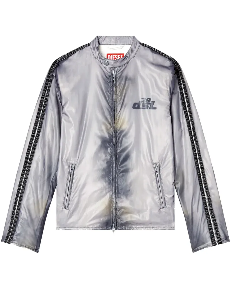 Diesel J-Pop Bomberjacke - Grau Grau
