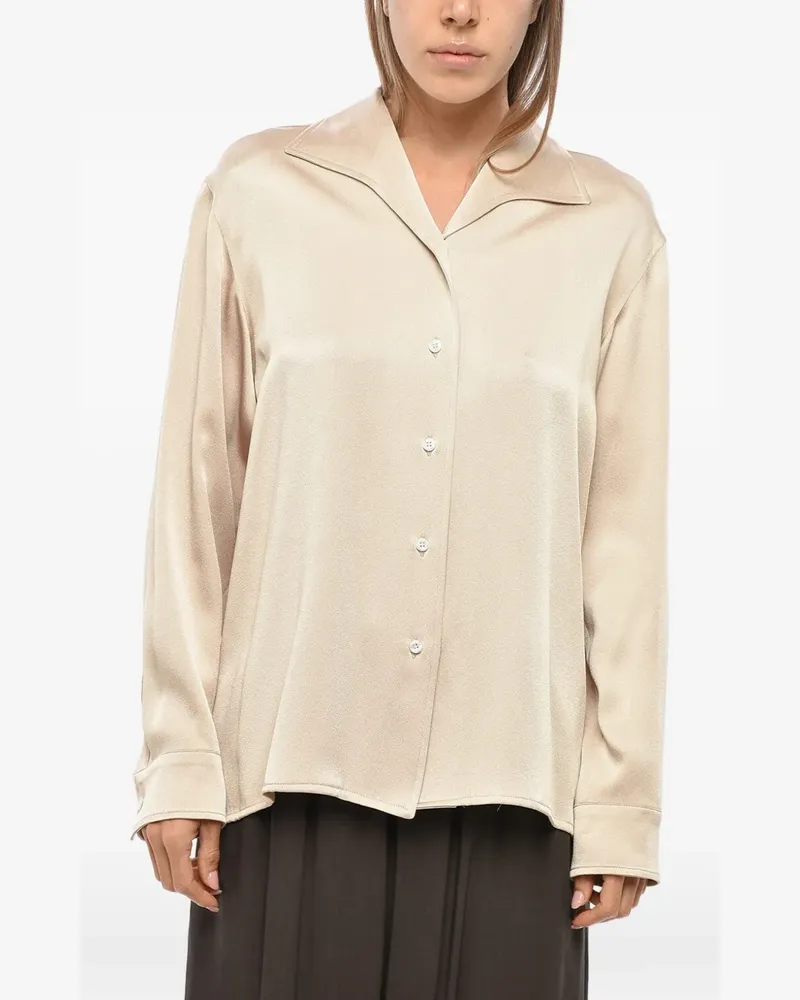 Blazé Milano Gigi satin blouse - Nude Nude