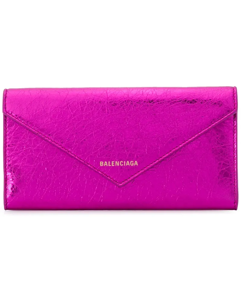Balenciaga Papier' Portemonnaie - Rosa Rosa