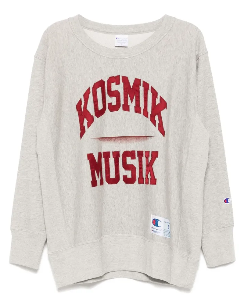 Undercover Pullover mit Slogan-Print - Grau Grau