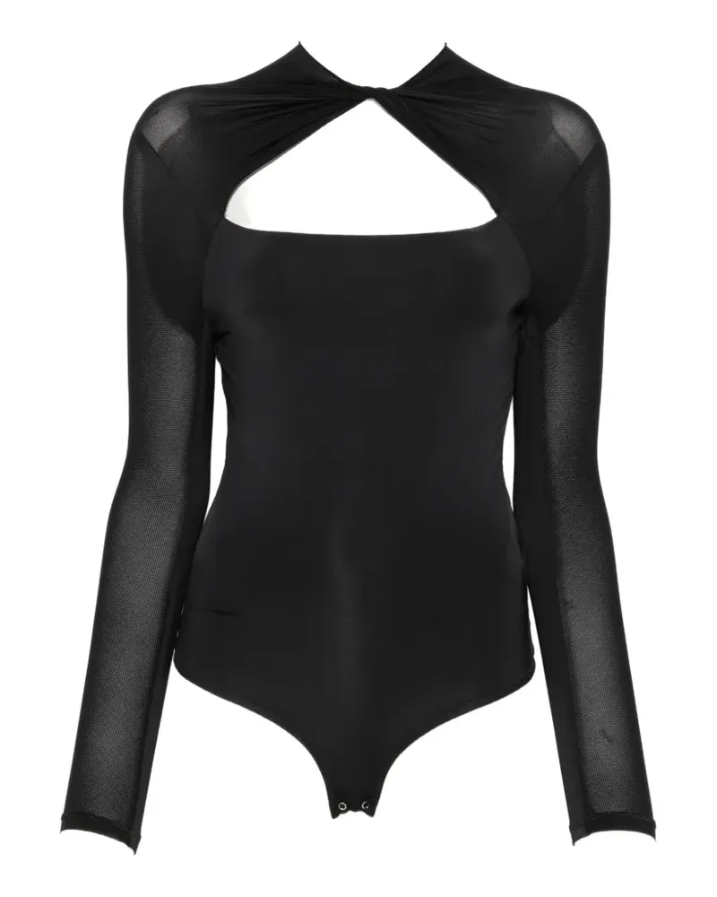 COPERNI cut-out long-sleeve bodysuit - Schwarz Schwarz