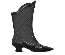 x Melissa spitze Stiefel - Schwarz