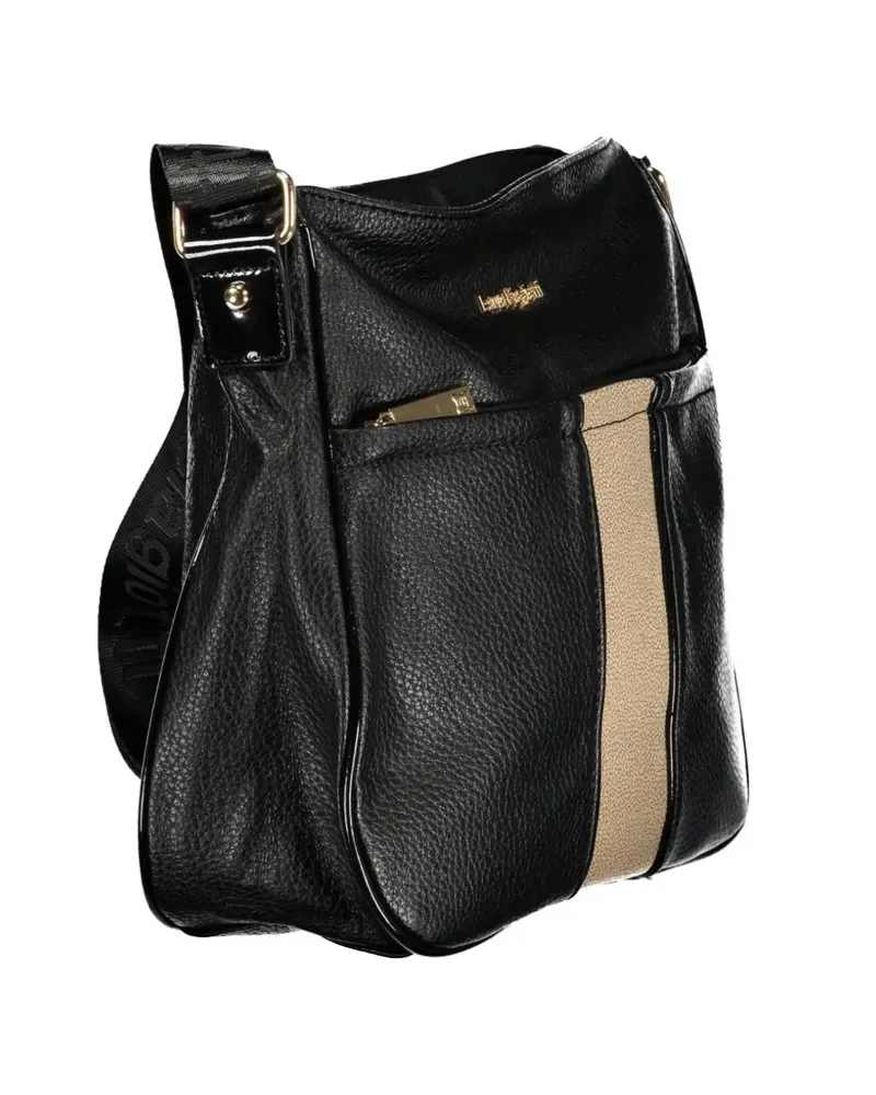 Laura Biagiotti Gillman striped crossbody bag - Schwarz Schwarz