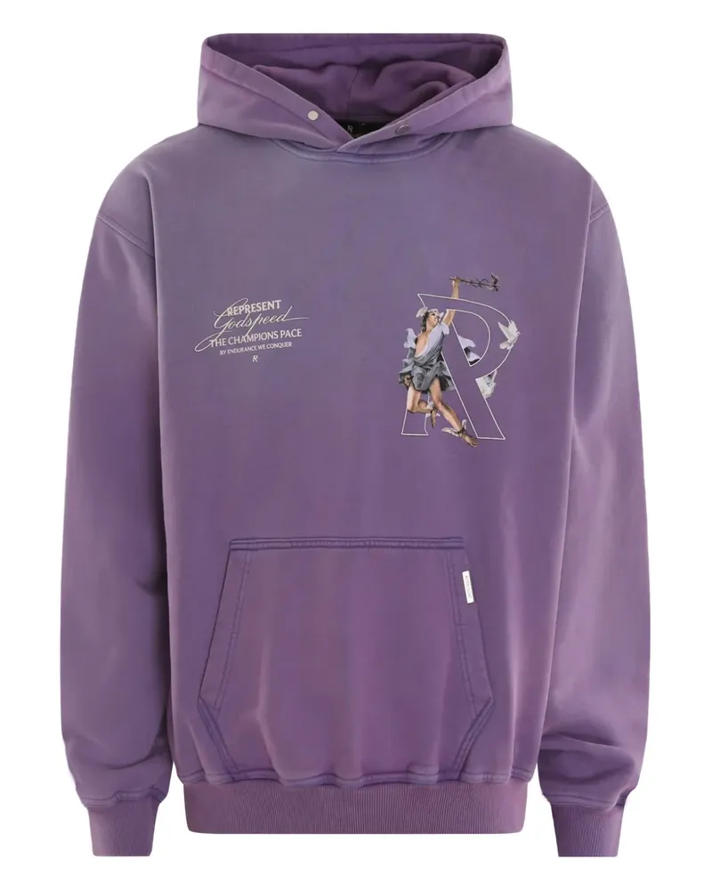 REPRESENT Hermes Hoodie - Violett Violett