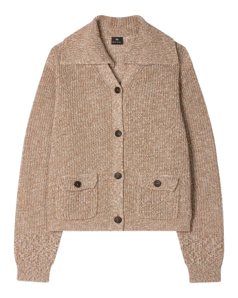 Paul Smith ribbed cardigan - Nude Nude