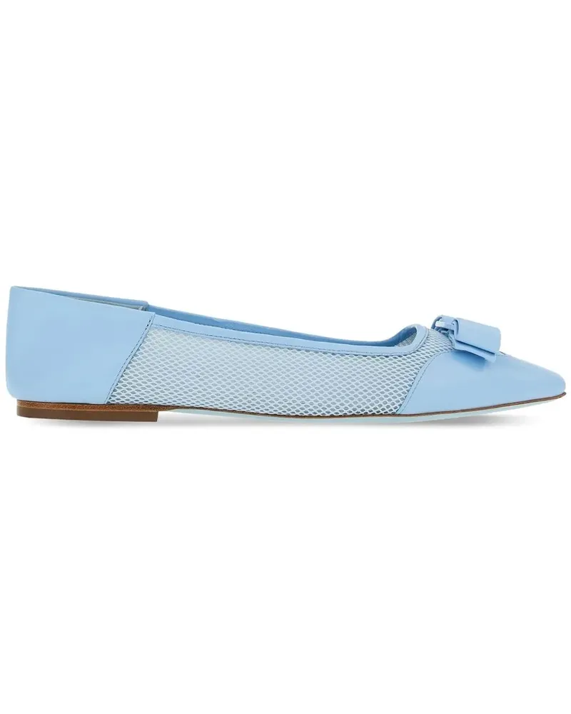 Ferragamo Ballerinas mit Vara-Schleife - Blau Blau