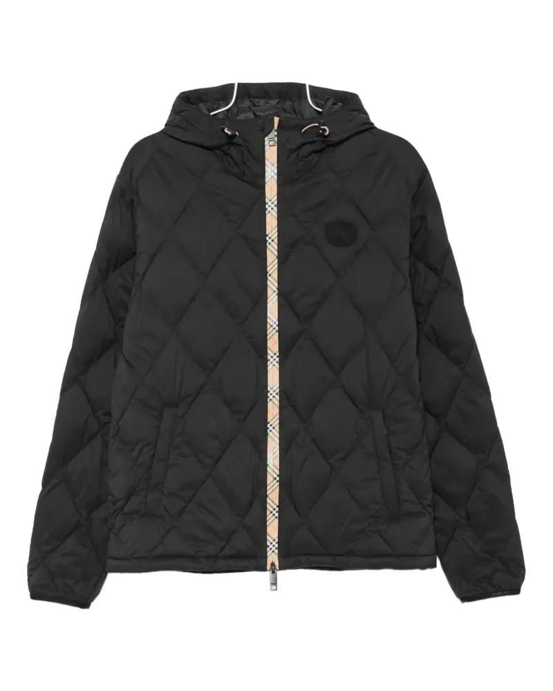 Burberry quilted hooded jacket - Schwarz Schwarz