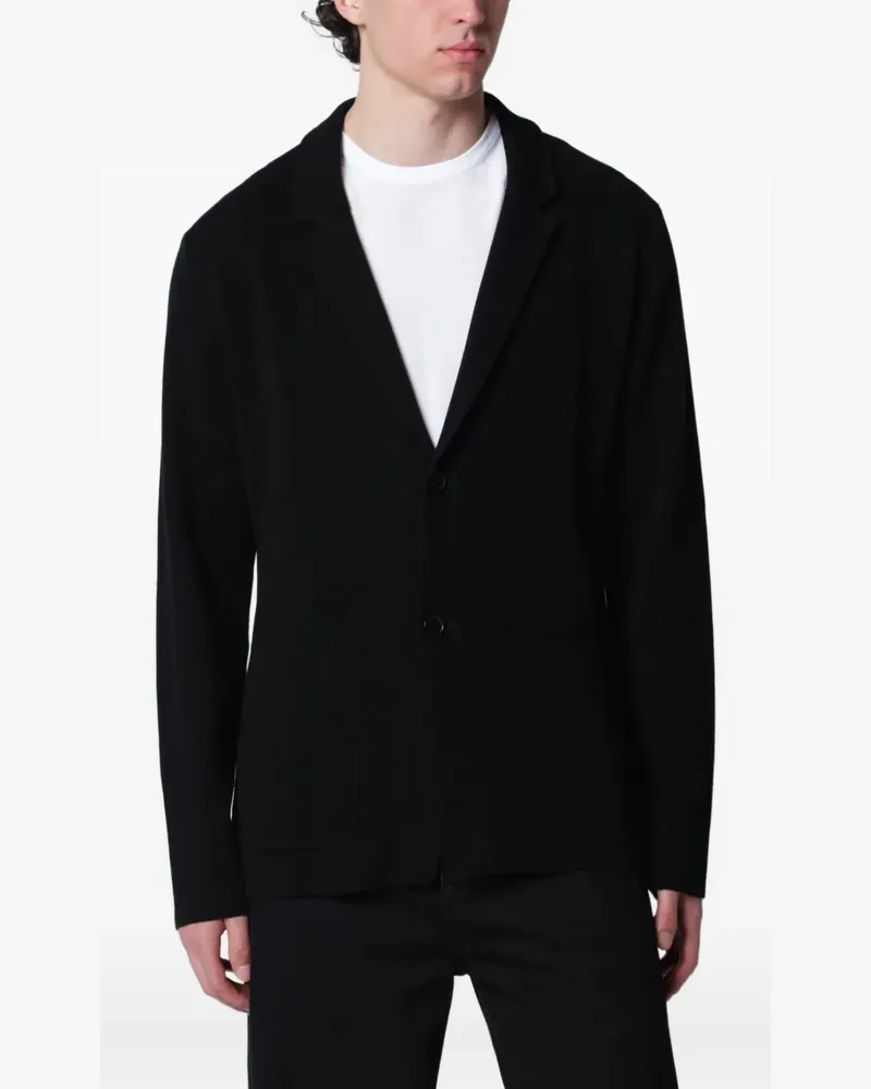 Roberto Collina Rever cotton blazer - Schwarz Schwarz