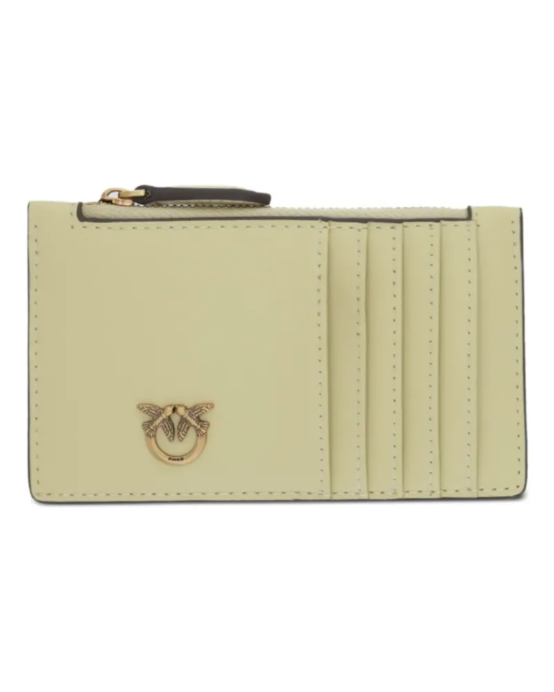 Pinko Kartenetui mit Reißverschluss - Gelb Gelb