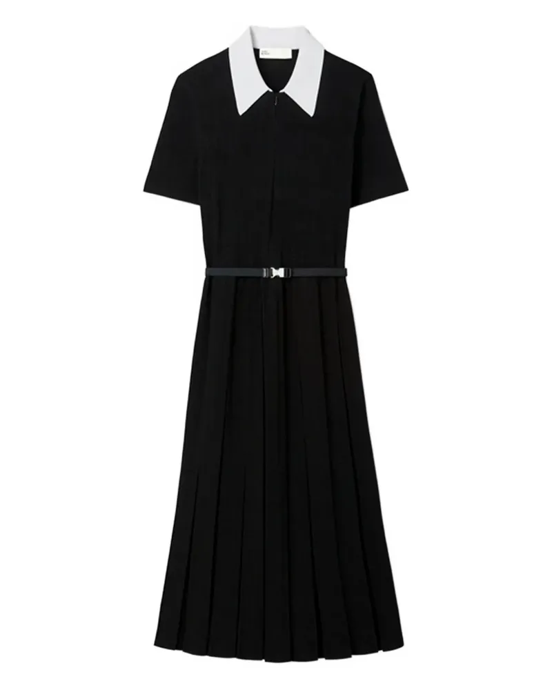 Tory Burch Kleid mit Monogramm - Schwarz Schwarz