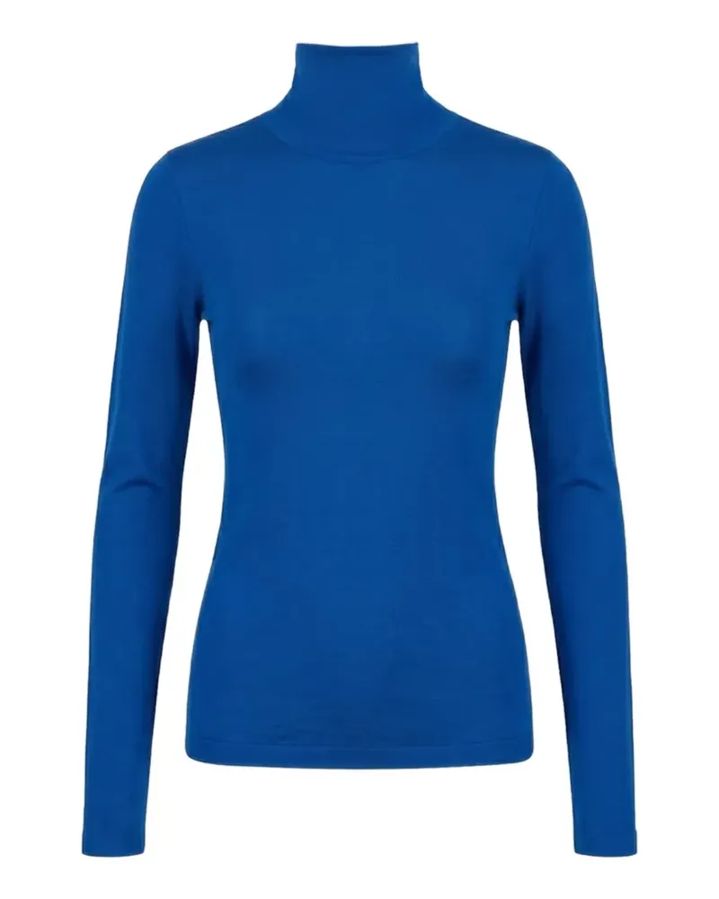 AURALEE roll-neck long-sleeve T-shirt - Blau Blau
