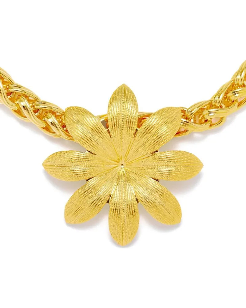 DESTREE Elizabeth Halskette mit Blumendetail Gold