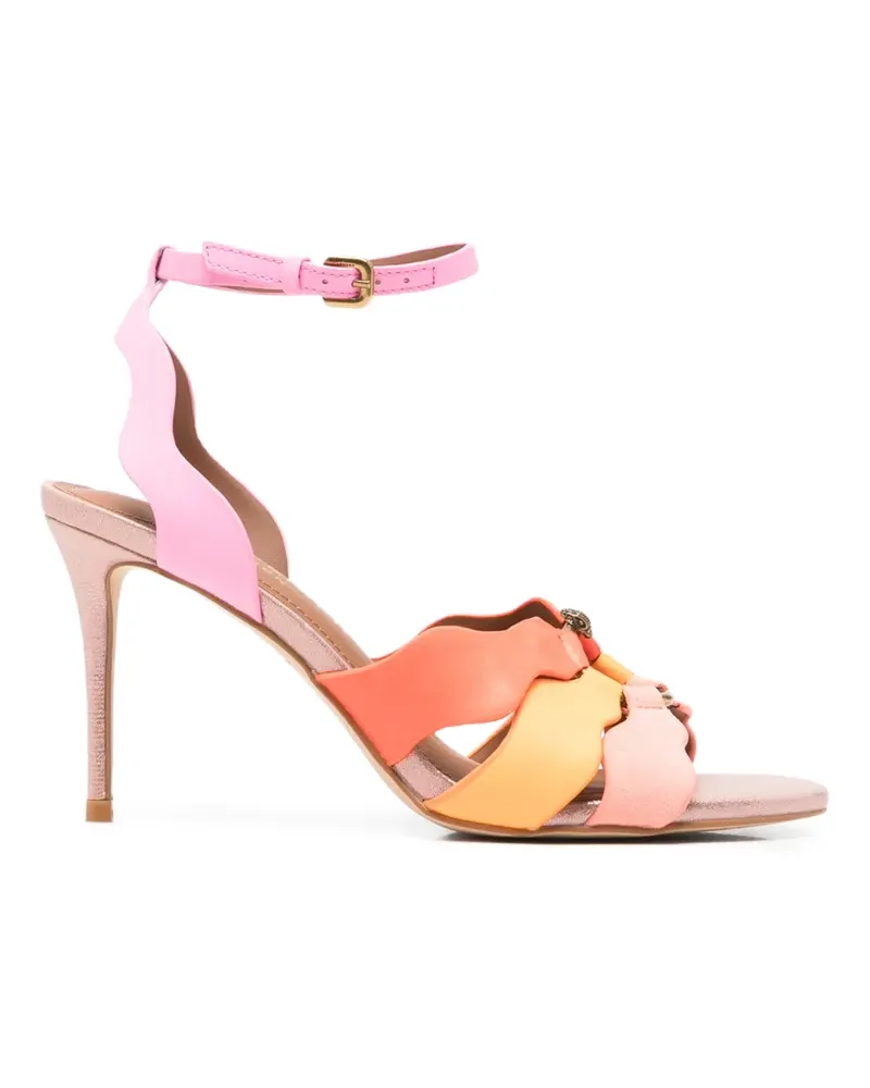 Kurt Geiger scalloped leather sandals - Rosa Rosa