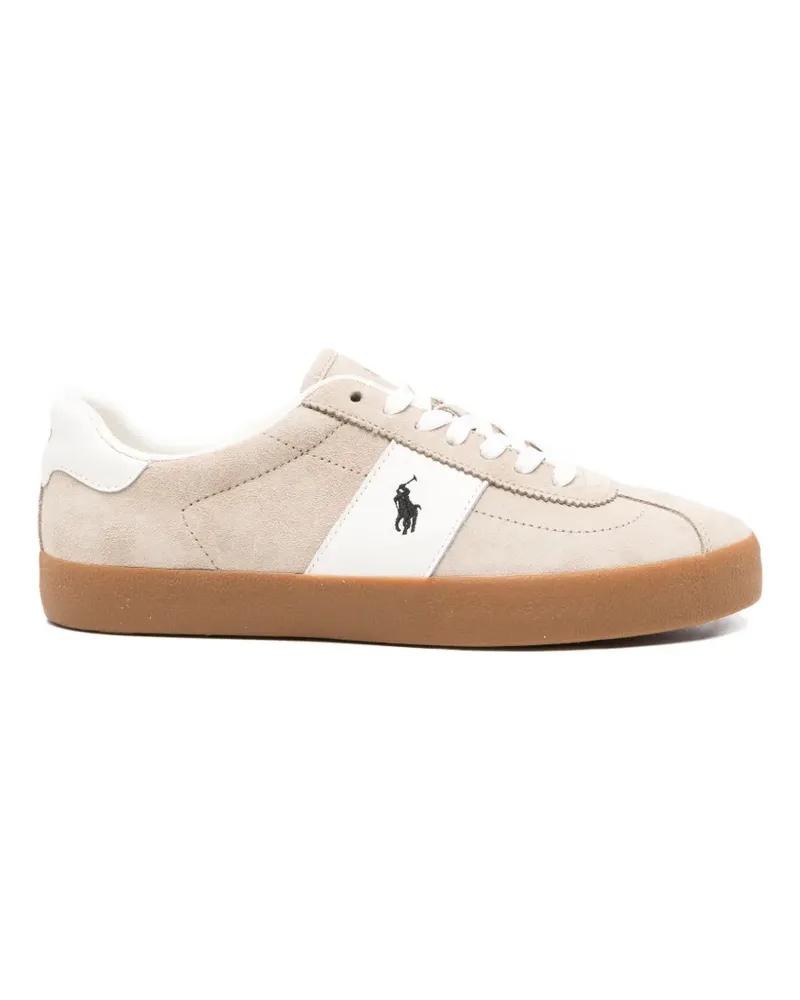 Ralph Lauren Sneakers mit Logo-Stickerei - Nude Nude