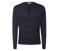 Cardigan mit V-Ausschnitt - Blau