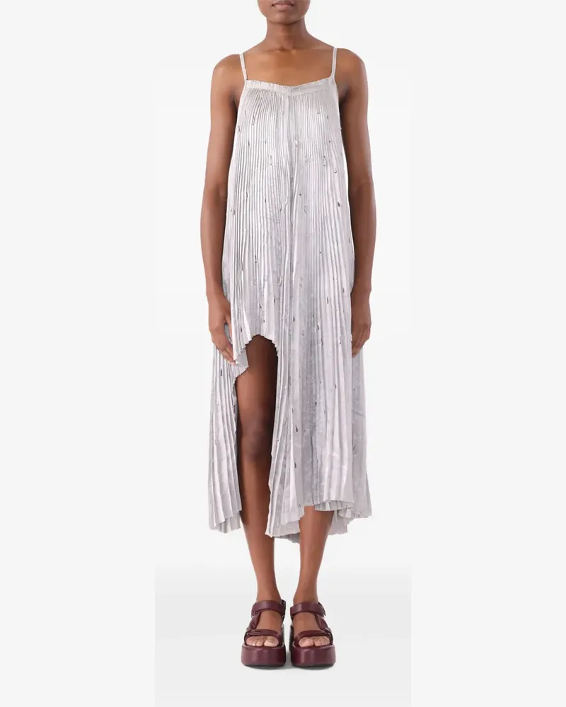 Jason Wu Kleid mit plissierten Details - Grau Grau