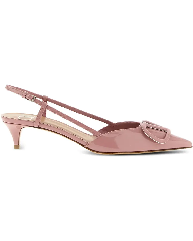 Valentino Garavani Spitze Slingback-Pumps mit VLogo 40mm - Rosa Rosa