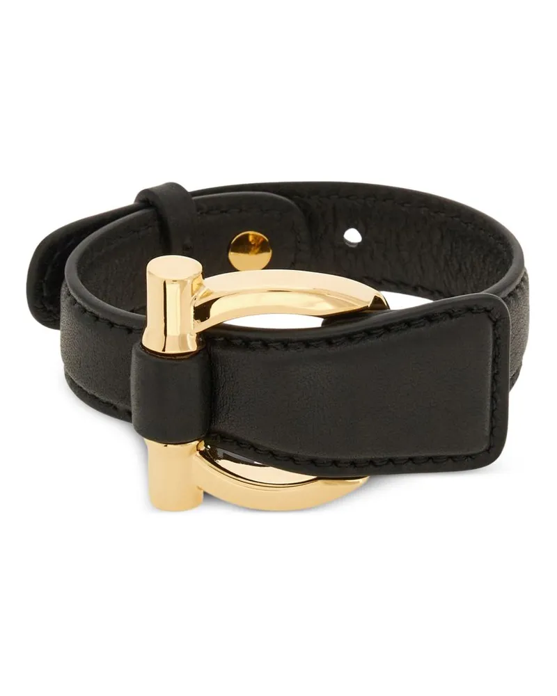 Ferragamo Gancini Armband - Schwarz Schwarz