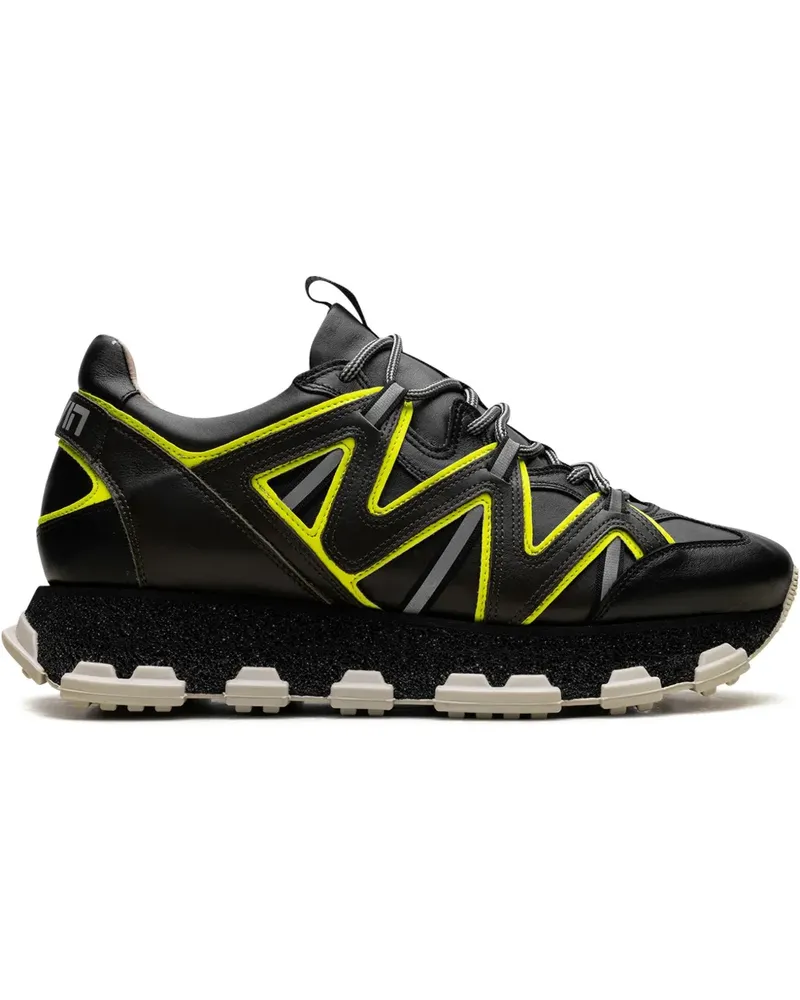 Lanvin Trail-Tackling Lightning "Black/Lightning Yellow" Sneakers - Schwarz Schwarz