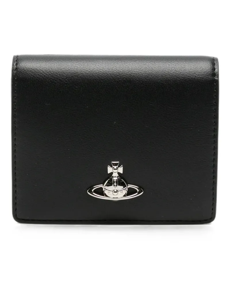Vivienne Westwood Orb-plaque wallet - Schwarz Schwarz