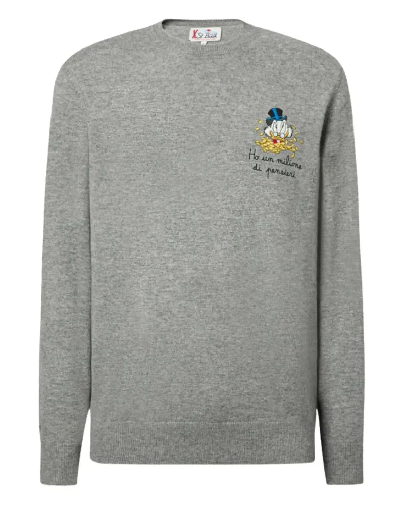 MC2 Saint Barth embroidered-motif sweater - Grau Grau