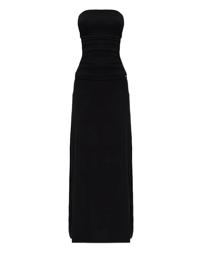 Melissa Odabash Rae ruched strapless maxi dress - Schwarz Schwarz