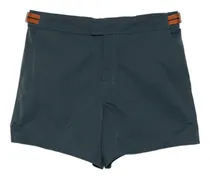buckle-fastening swim shorts - Blau