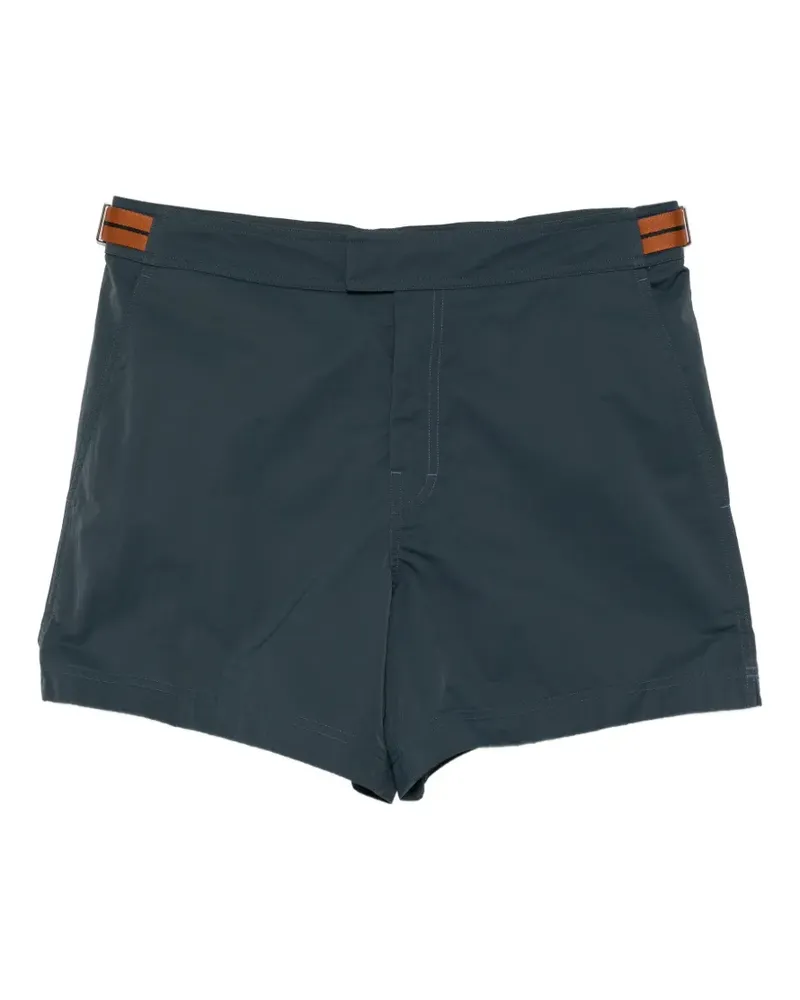 Ermenegildo Zegna buckle-fastening swim shorts - Blau Blau
