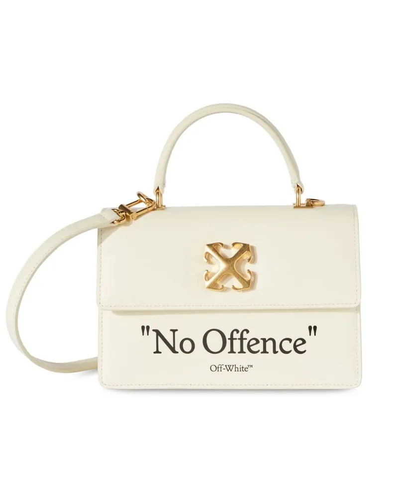 OFF-WHITE Jitney 1.4 Handtasche - Weiß Weiß