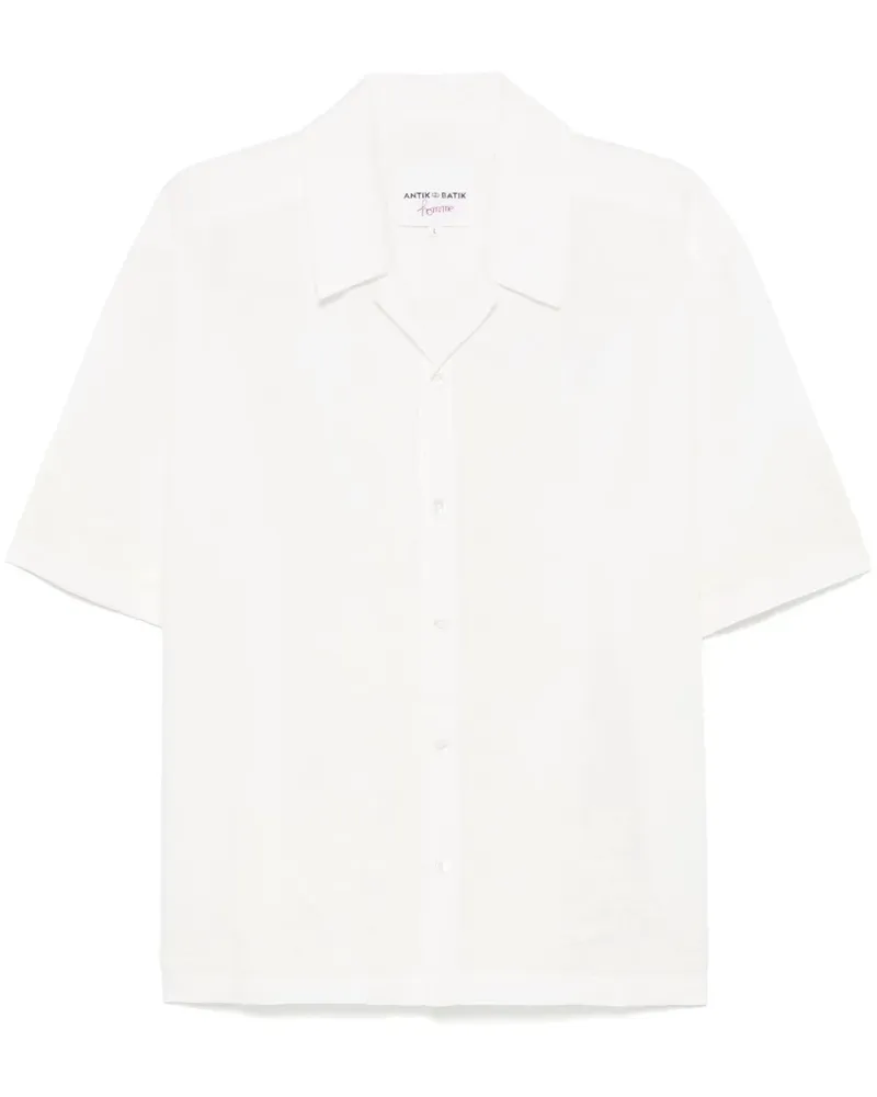 Antik Batik Adonis Hemd - Weiß Weiß