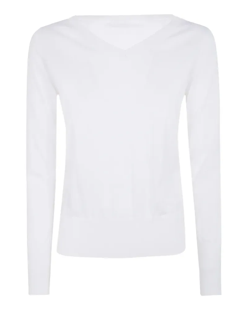 ROSSOPURO V-neck sweater - Weiß Weiß