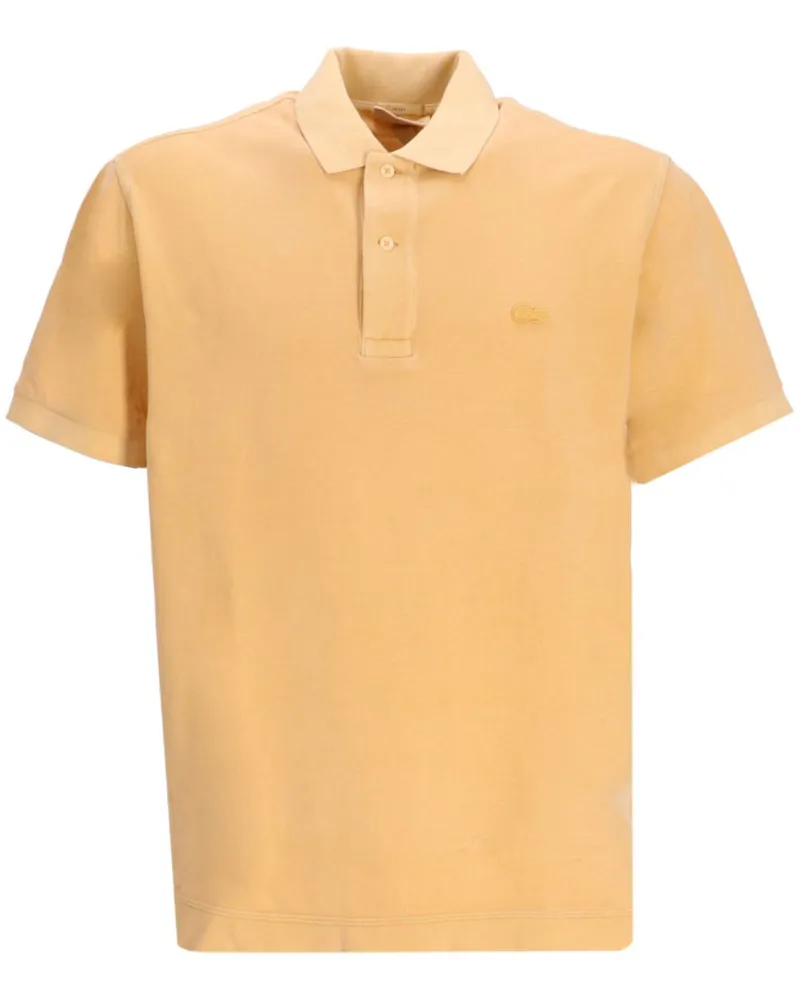 Lacoste Poloshirt mit Logo-Stickerei - Gelb Gelb
